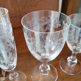 Royal Champagne 24 crystals glasses