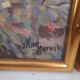 Paire de tableaux floraux danois signés Allan Karms