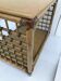 Wicker rattan coffee table 60s-70s