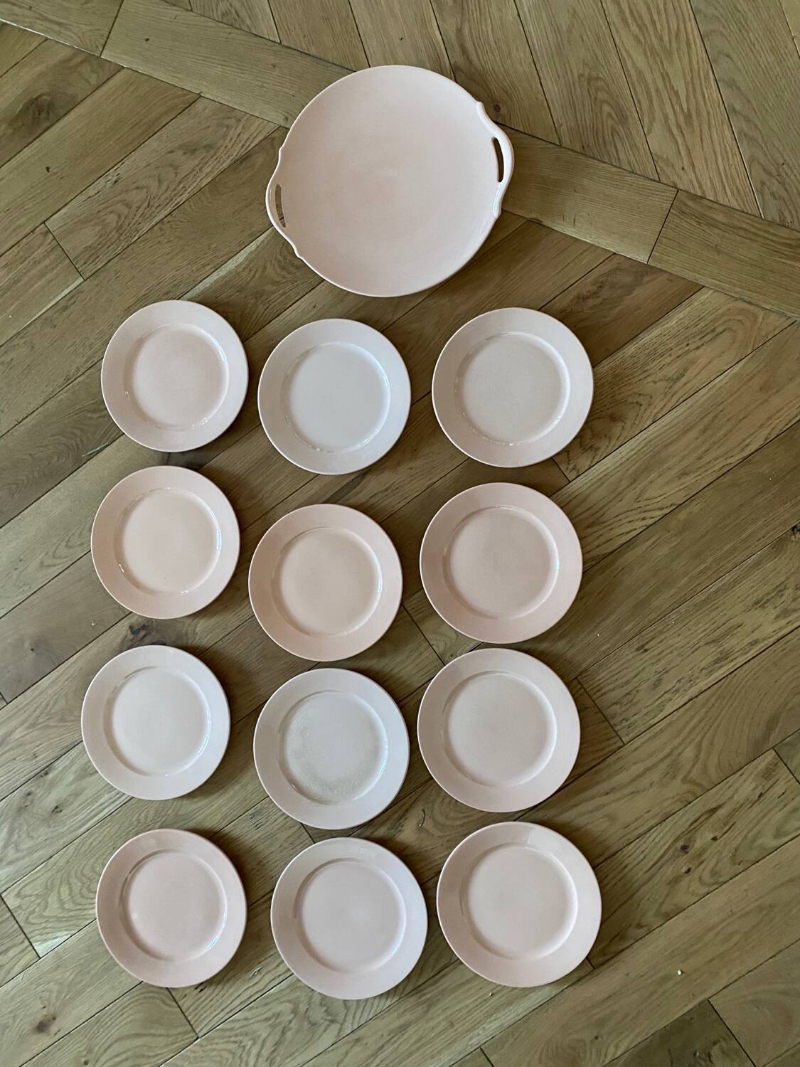 Lot sarreguemines rose