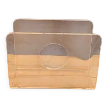 1970s Lucite Newspaper Kiosk
