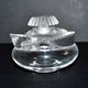 Lalique Baptiste bottle in frosted crystal signed "Lalique R France" 1979