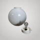 Mazzega Ceiling Lamp Sphere in Murano Glass Space Age 1970s