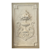 Old carved panel with patina