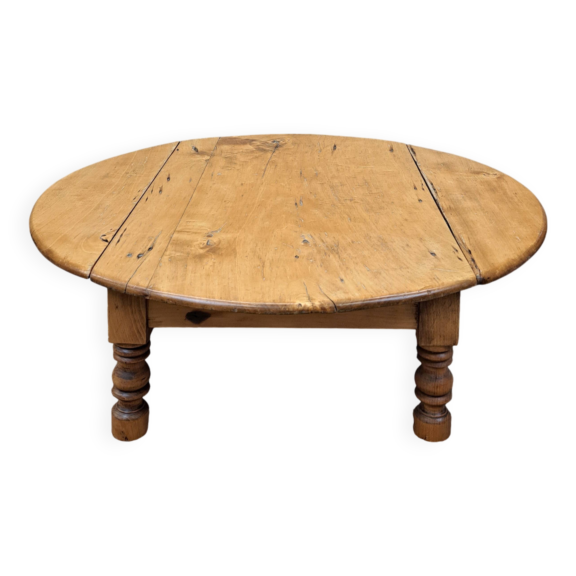 Table basse ronde en bois