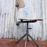 Swedish Industrial Architect Office Desk Chair by  Odelberg & Olsen, 1940s