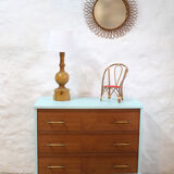Blue chest of drawers
