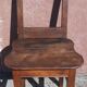 Lorraine chair in wood, 18th century.
