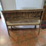 Banquette bistrot en bois , 120cms de long