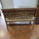 Banquette bistrot en bois , 120cms de long