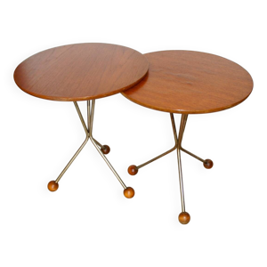 Paire de tables basses - scandinaves