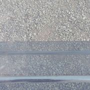 Console service of the 70s double trays smoked glass chrome base