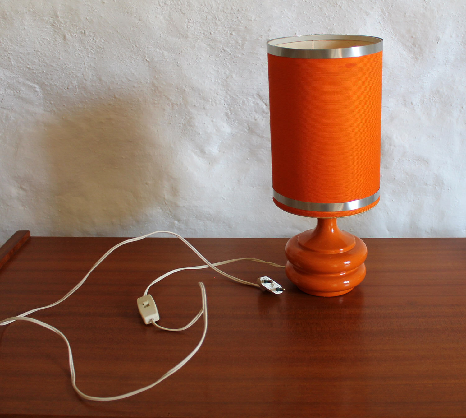 Vintage orange lamp
