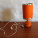 Lampe orange vintage