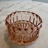Small pink glass bowl