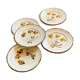 5 dessert plates in hand-painted Italian earthenware