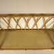 Rattan wall shelf