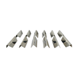 12 chrome metal knife holders