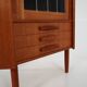 Teak corner showcase, Danish design, 1970s, production: Denmark