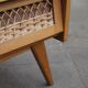 Commode vintage rotin