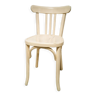 Old curved wooden bistro chair