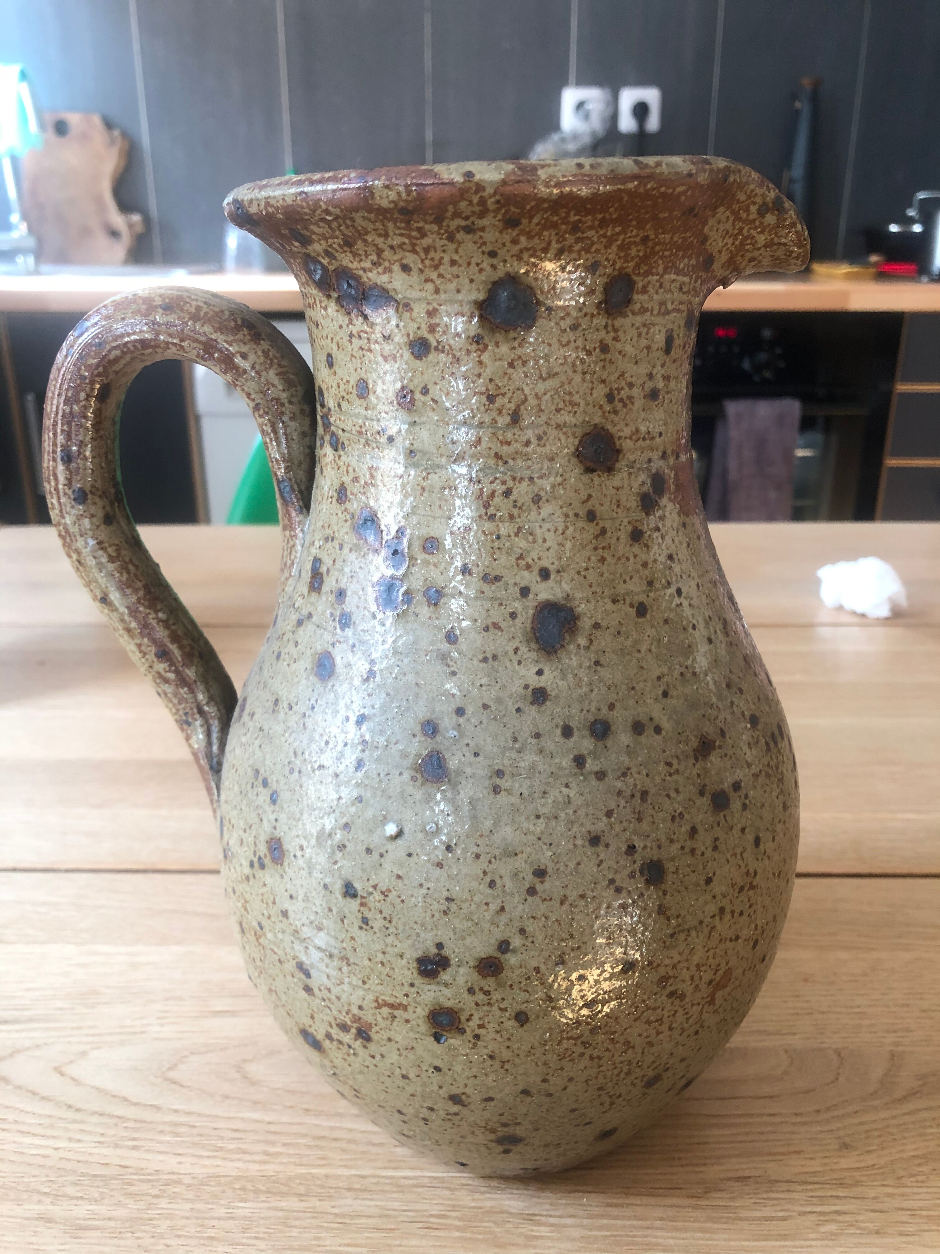 Sandstone pitcher vase
