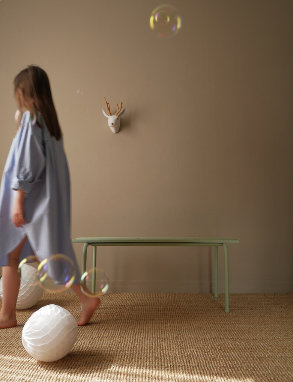 Vintage school bench