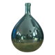 Antique green glass carafe