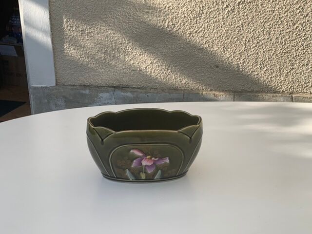 Pot dabbling ceramic Gustave de Bruyn earthenware fives Lille