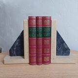 2 Stone Bookends – Art Deco Minimalist Design, France, c. 1930s–1950s