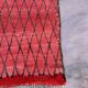 Red Boujad Moroccan rug - 95 x 235 cm