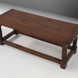 Table ancienne en chêne, France, années 1850