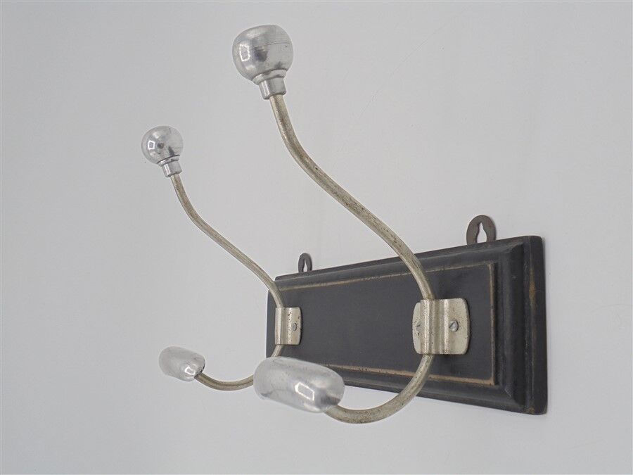 Coat rack 2 aluminium hooks
