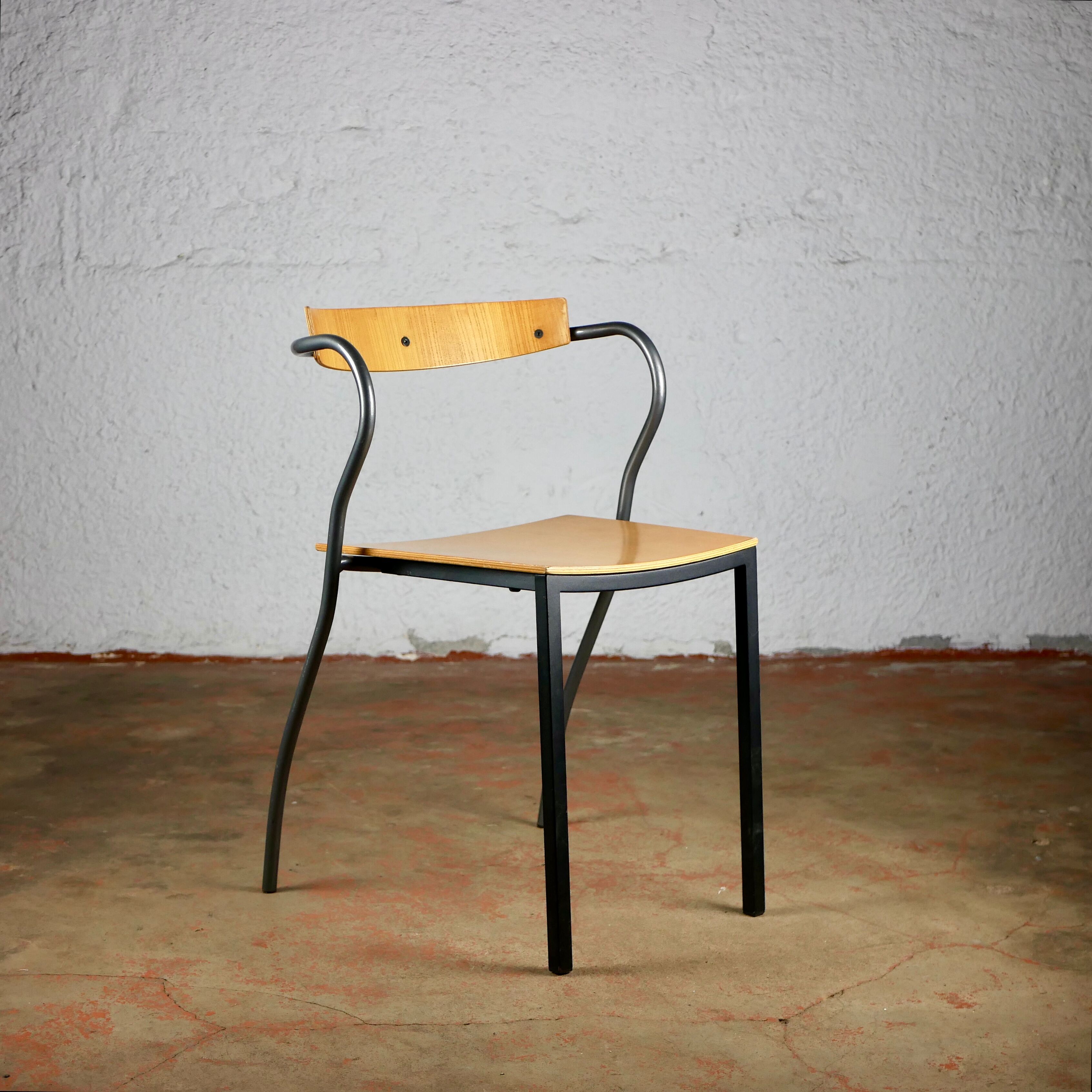 Series of 4 Rio chairs, by Pascal Mourgue for Artelano