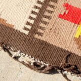 Immense tapis moderne vintage Kilim, 1970