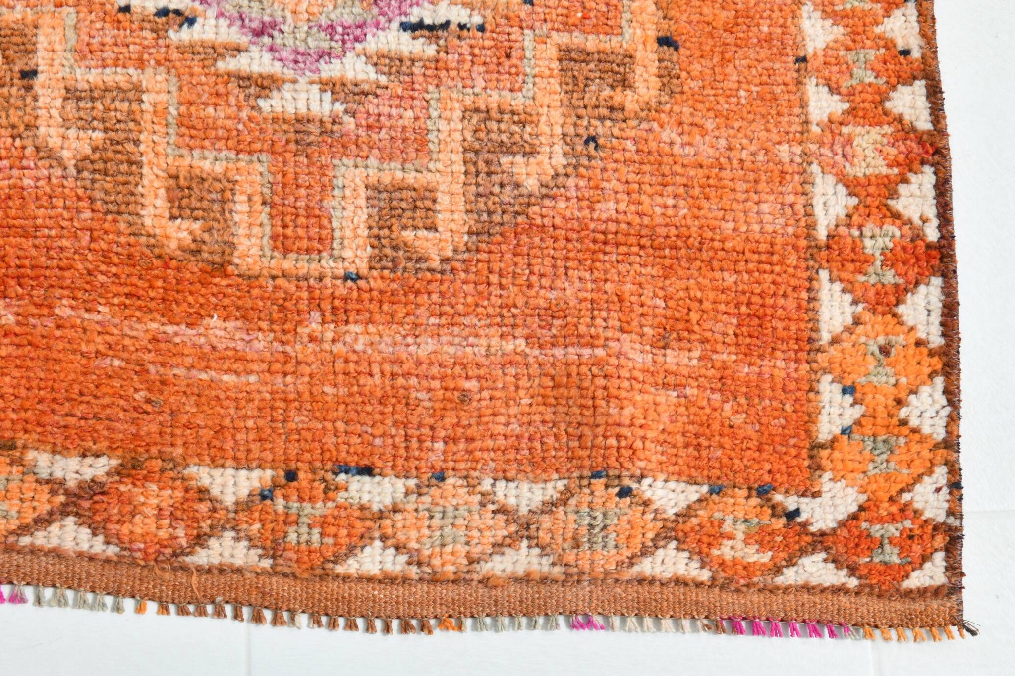 Tapis de couloir turc vintage 3x10, 90x300 cm