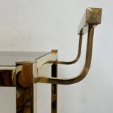 Hollywood Regency Gold Bar Cart, 1980s