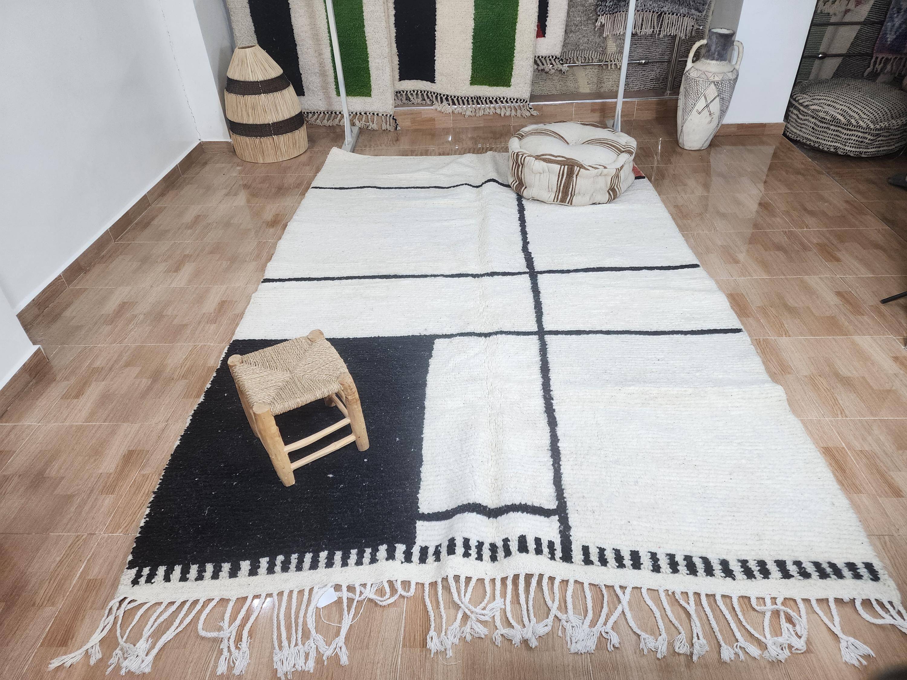 Unique handmade Berber rug 2.5x1.5 m