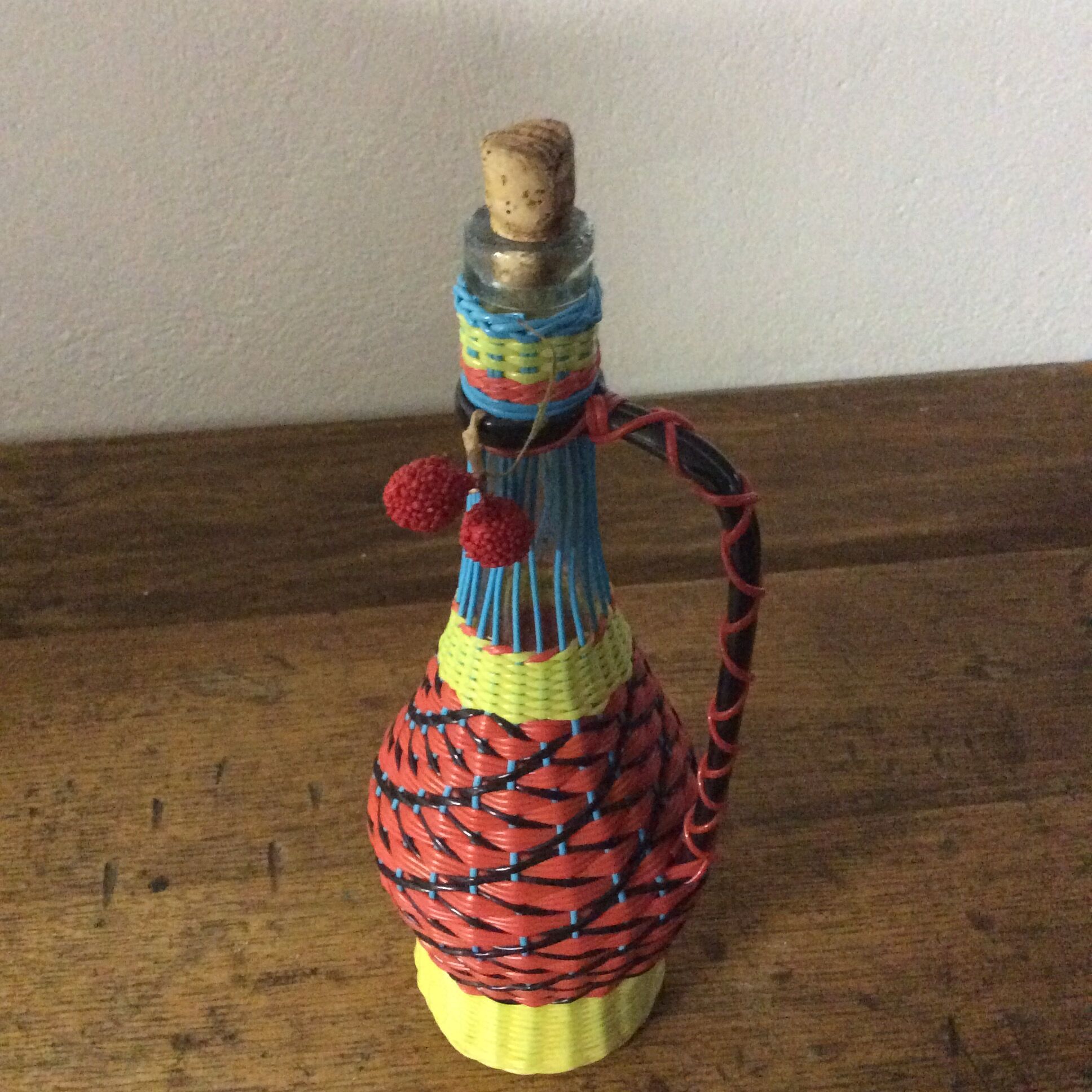 Bouteille scoubidou