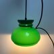 Vintage green opaline portable lamp