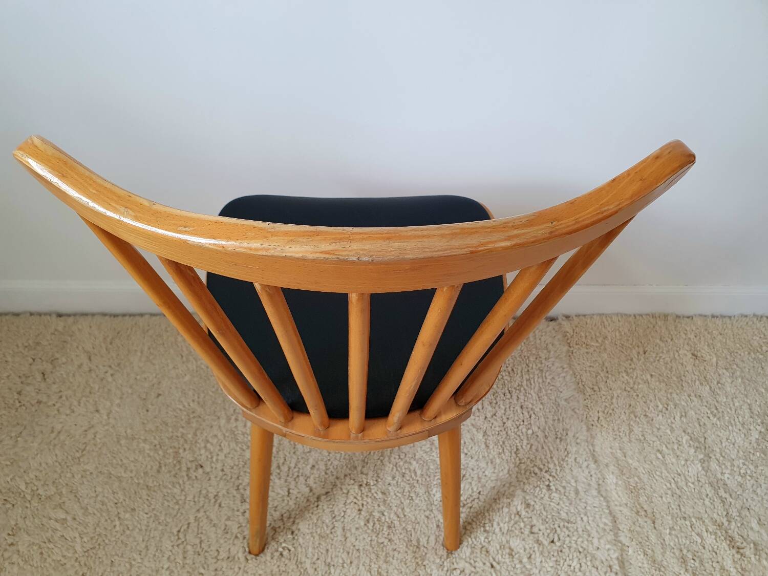 6 Sonata 842 chairs by Baumann, 1960