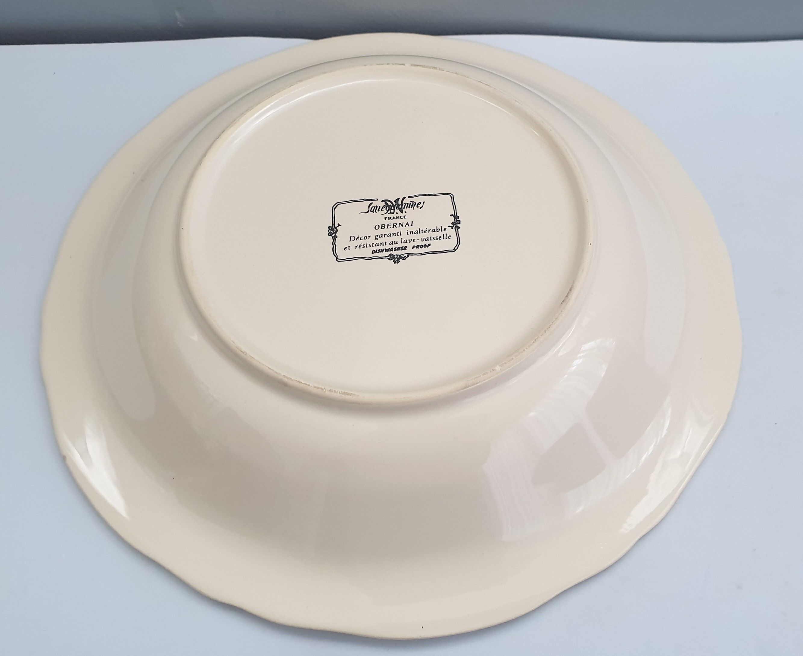 Hollow dish vintage Sarreguemines