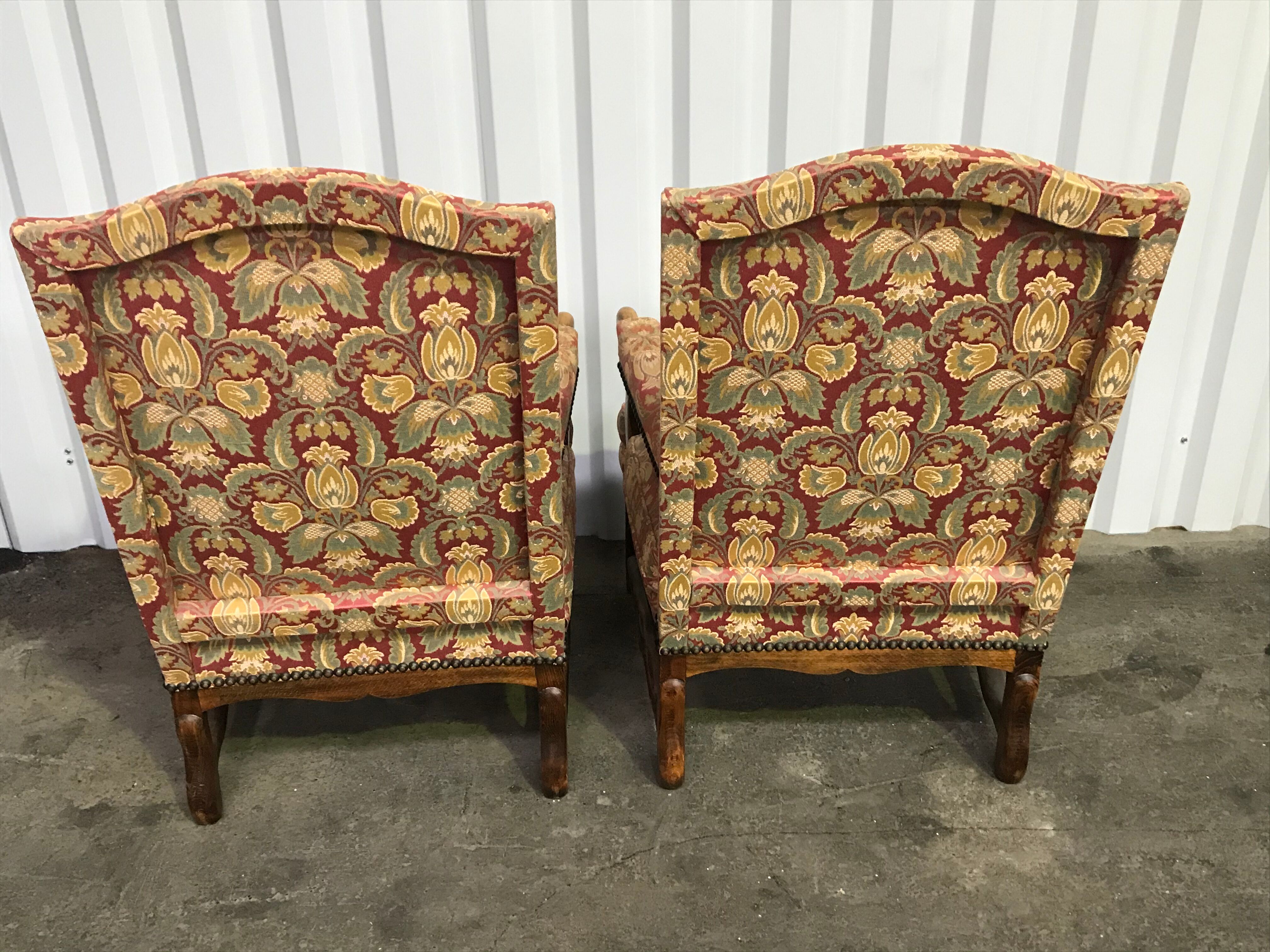 Pair of armchair Louis III