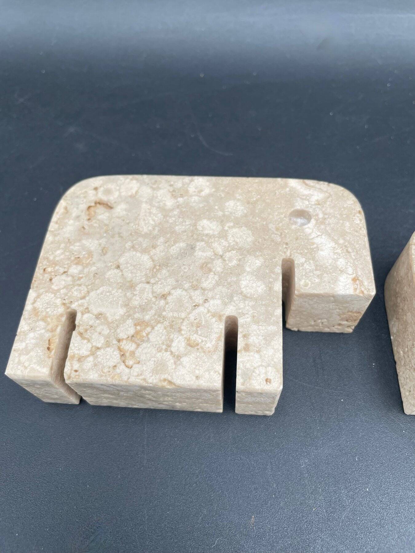 3 travertine elephants, Italy 1970