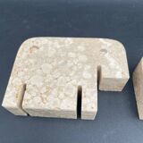 3 travertine elephants, Italy 1970