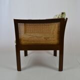 Paire de fauteuils en acajou modèle Plexus d’Illum Wikkelso pour C.F. Christensen à Silkeborg