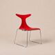 Gino Carollo x Ciacci Kreaty — Suite de quatre « Delfy » rouge — c. 1990