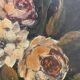 Still life painting with flowers