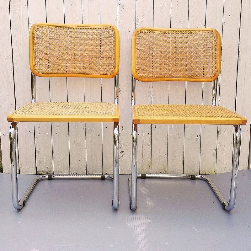 Paire de chaises cesca B32 Marcel Breuer