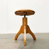 Mid-Century Industrial Tripod Swivel Stool, 1960s